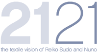 2121vision.com - logo; The textile vision of Reikop Sudo and Nuno