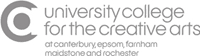 Logo: University College for the Creative Arts at Canterbury, Epsom, Farnham, Maidstone and Rochester